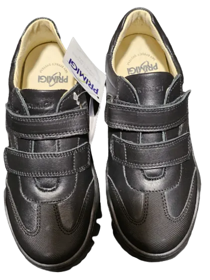 Primgi soft leather boys school shoe