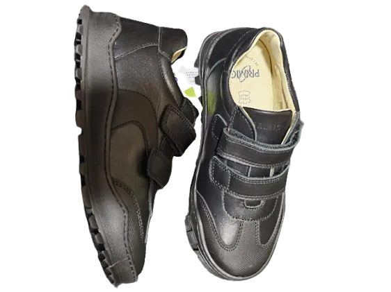 Primgi soft leather boys school shoe