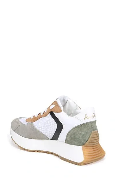 Sam Edelman Jenny Cuoio Multi Lace Up Mesh Low Top Breathable Athletic Sneakers