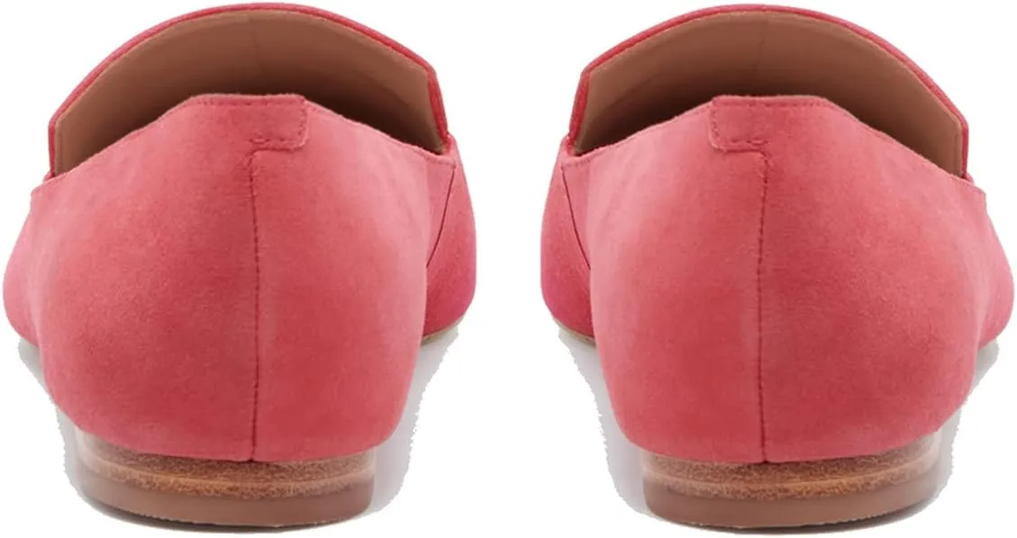 SHODENSE Women Pointed Toe Flat Loafers Slip On Suede Loafer Flats Closed Toe Flat Heel Penny Loafer Comfortable Moccasins Casual Driving Walking Loafers Shoes Ladies Girls Daily Club Church 4-11 M US