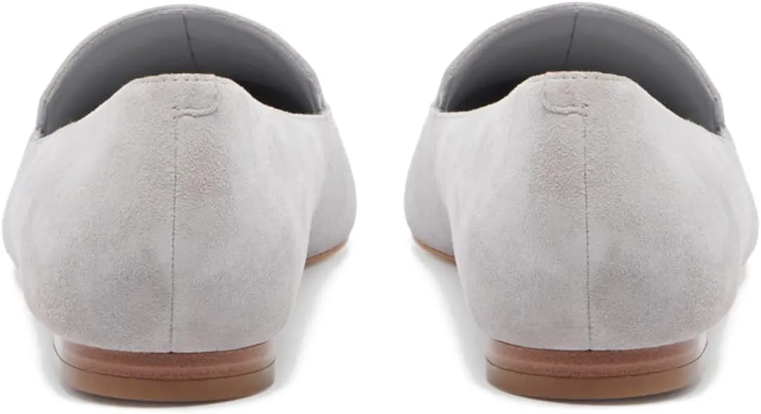 SHODENSE Women Pointed Toe Flat Loafers Slip On Suede Loafer Flats Closed Toe Flat Heel Penny Loafer Comfortable Moccasins Casual Driving Walking Loafers Shoes Ladies Girls Daily Club Church 4-11 M US