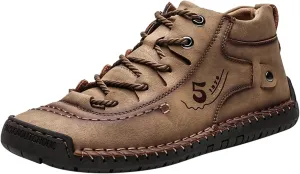 Shoes Casual Men Leather Fashion Summer and Autumn Men Leather Shoes Flat Soft Leather Casual Shoes for Men Size 13