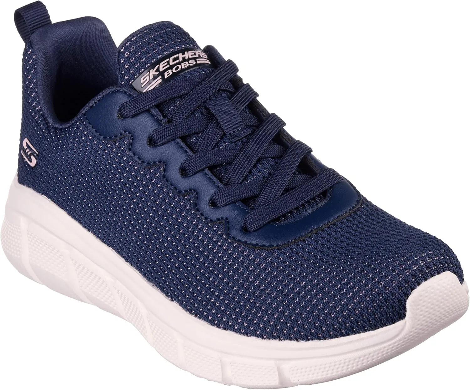 Skechers Women's Bobs Sport Sneakers  Visionary Essence Lace-up Knit, Vegan & Washable