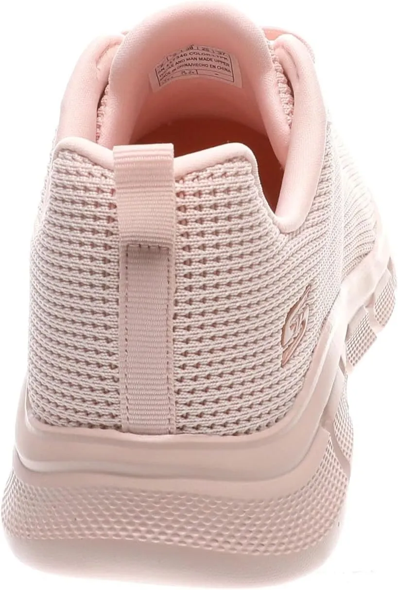 Skechers Women's Bobs Sport Sneakers  Visionary Essence Lace-up Knit, Vegan & Washable