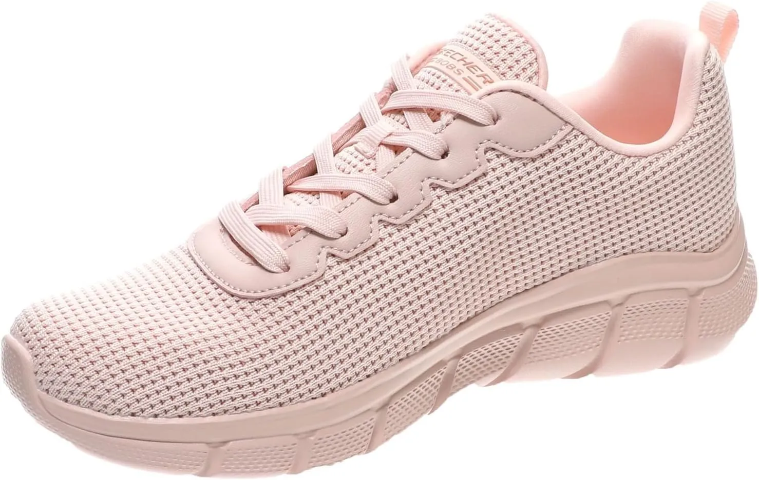 Skechers Women's Bobs Sport Sneakers  Visionary Essence Lace-up Knit, Vegan & Washable