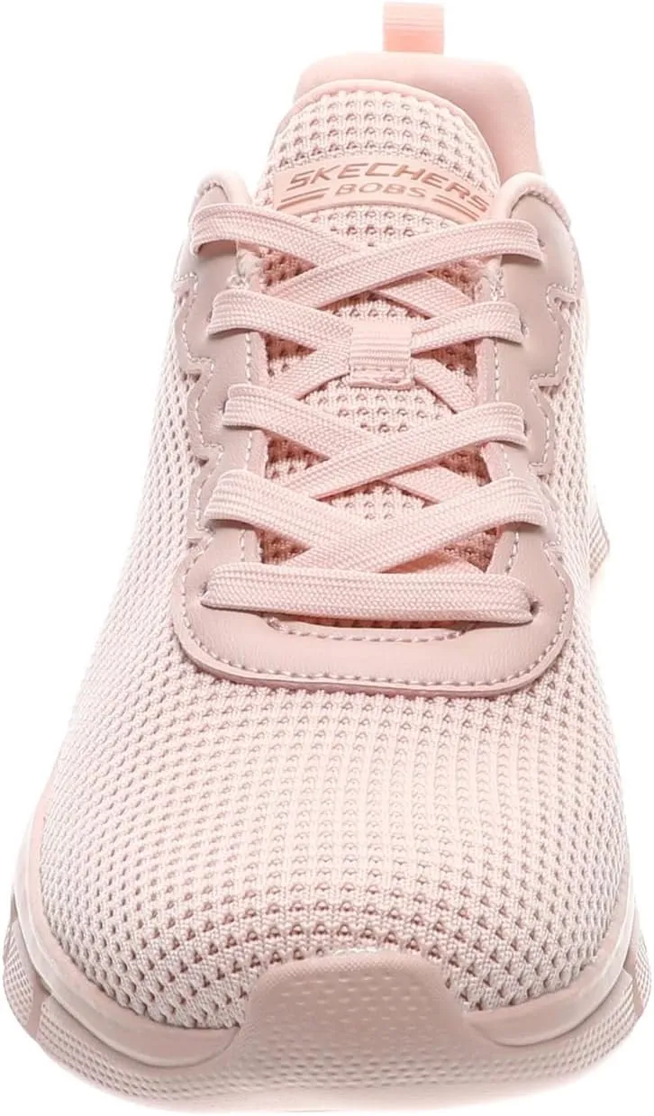 Skechers Women's Bobs Sport Sneakers  Visionary Essence Lace-up Knit, Vegan & Washable