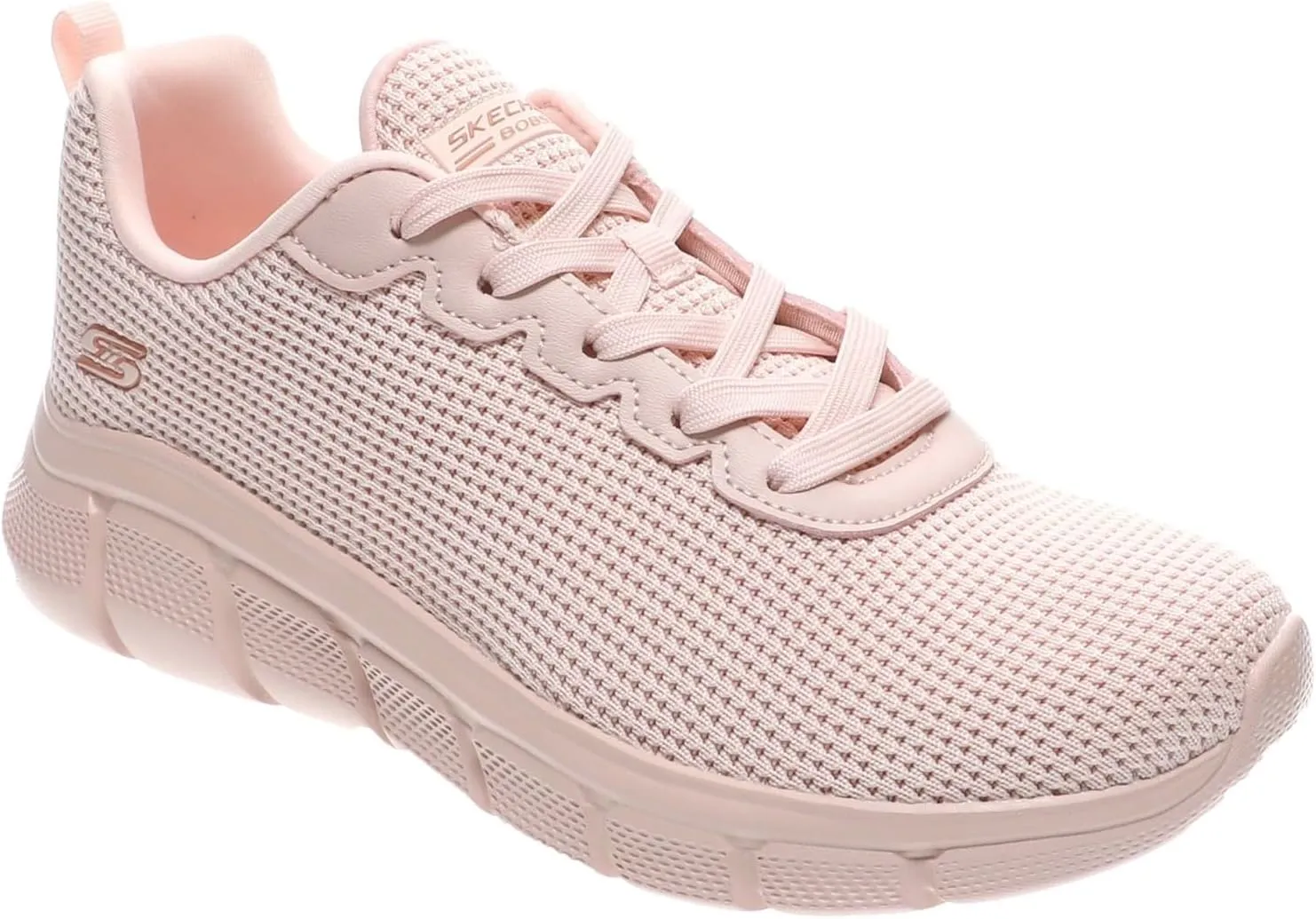 Skechers Women's Bobs Sport Sneakers  Visionary Essence Lace-up Knit, Vegan & Washable