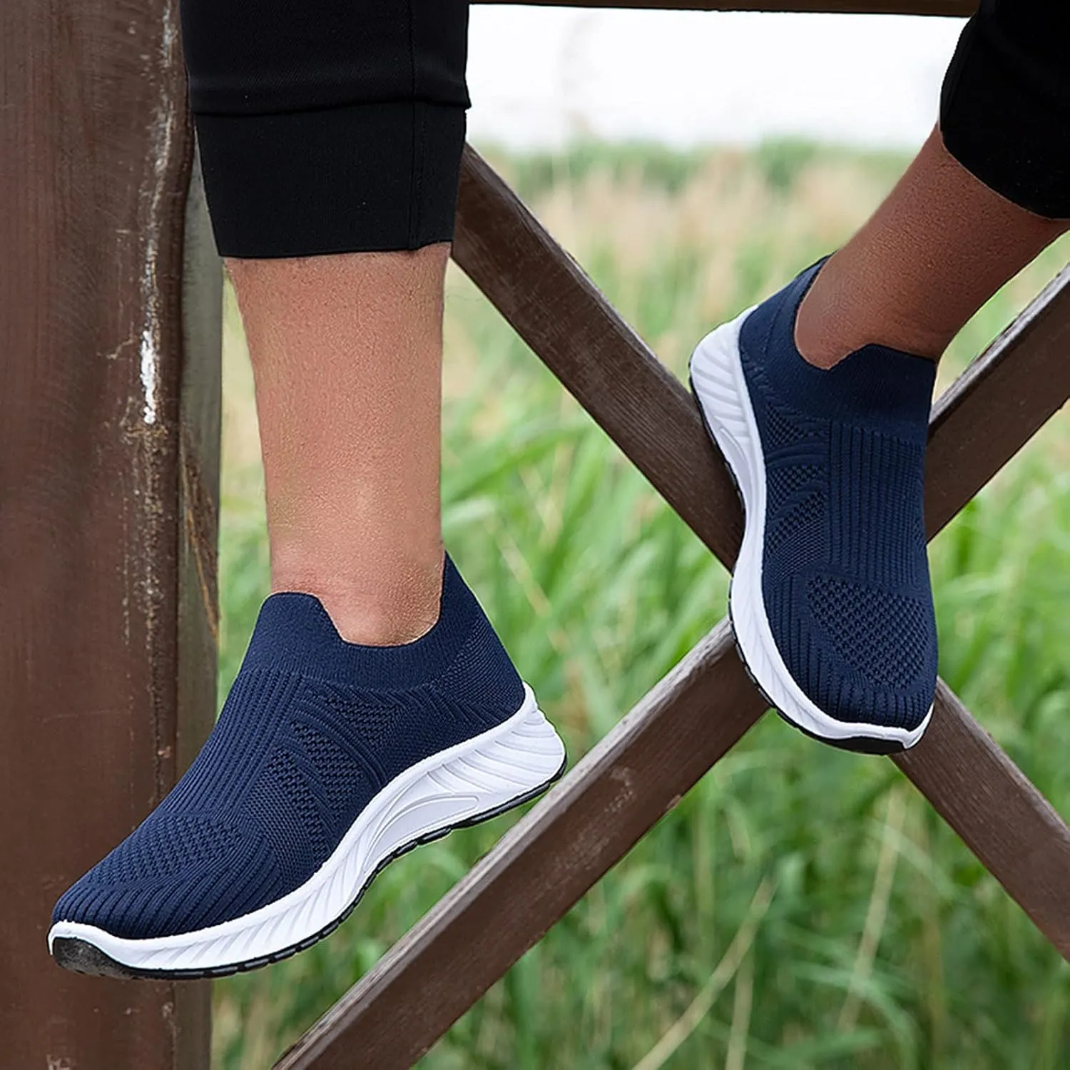 Sneakers Business Breathable Wedges Slip on Men's Fashion Casual Outdoor Breathable Leisure Shoes Men's