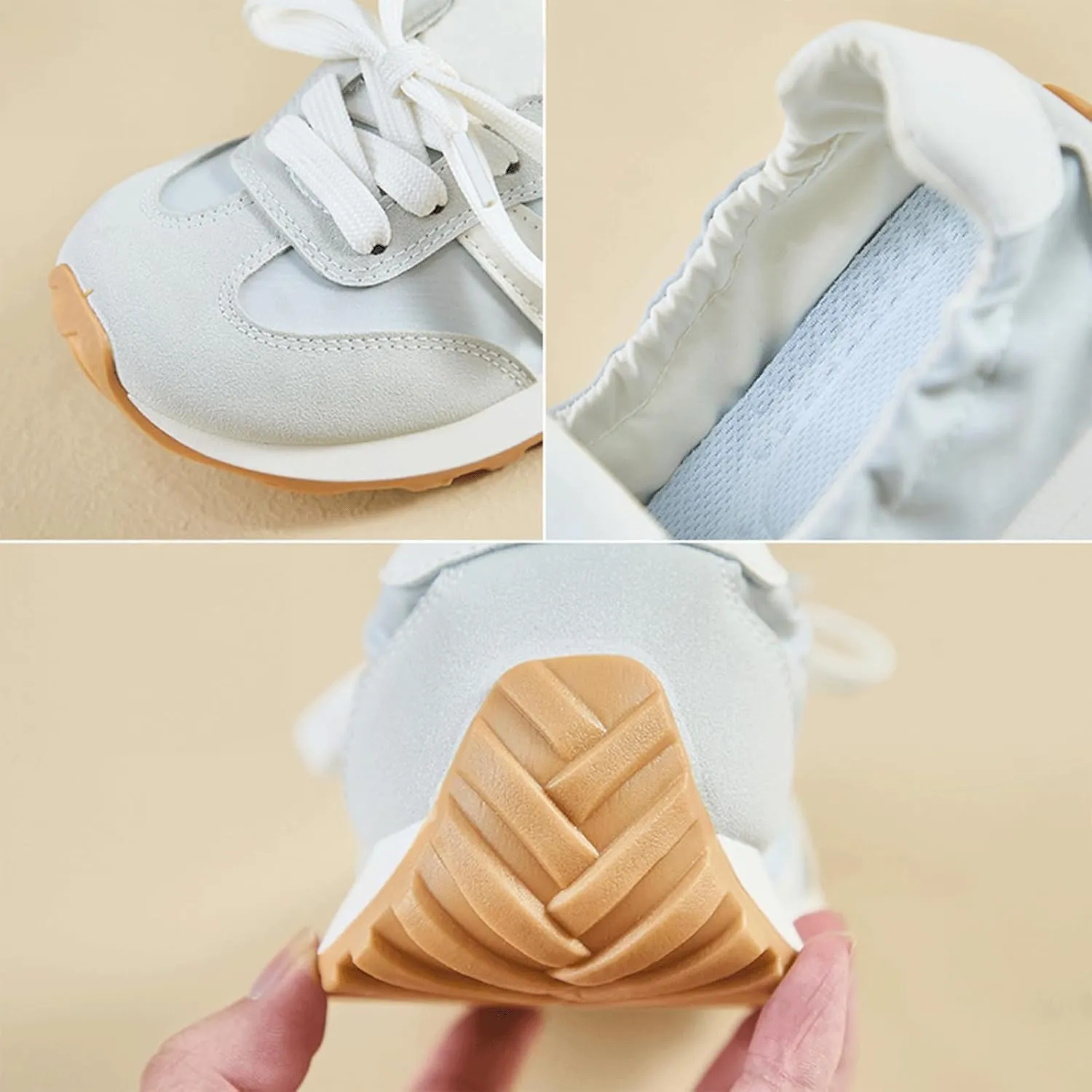 Sneakers for Women Slip on Wide Toe Box Shoes Workout Fashion Sneakers Mircrofiber Leather Suede Patchwork Casual Lace Up Non-Slip Walking Shoes Gym Tennis Running Shoe 2025