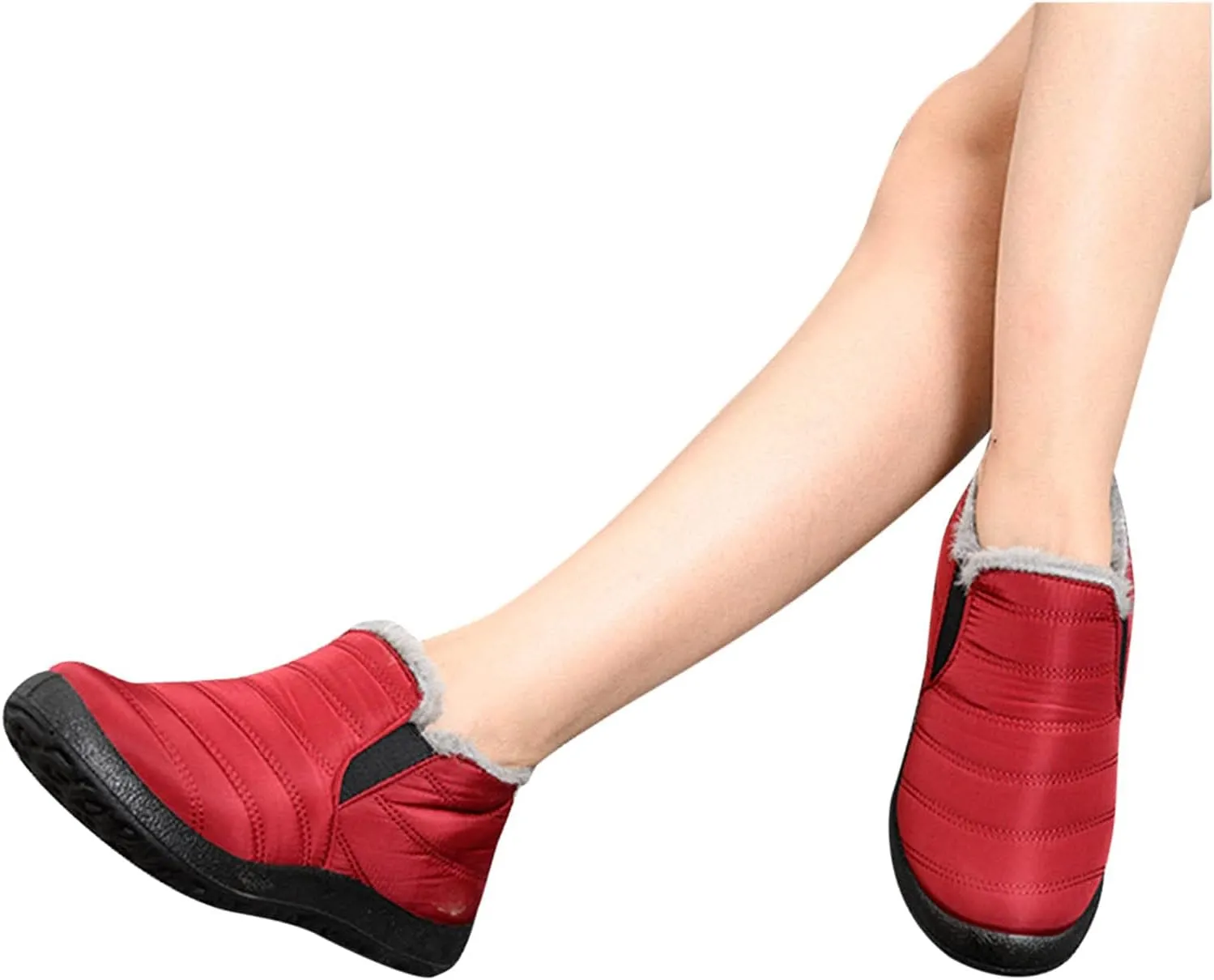 Snow Shoes For Women Slip On Hiking Boots Women aterproof Non-Slip Winter Walking Shoes For Men Casual Shoes