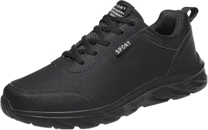Versatile & Casual Sneaker Outdoor Men Mountaineering Casual Sport Shoes Lace Up Solid Color Running Breathable Soft