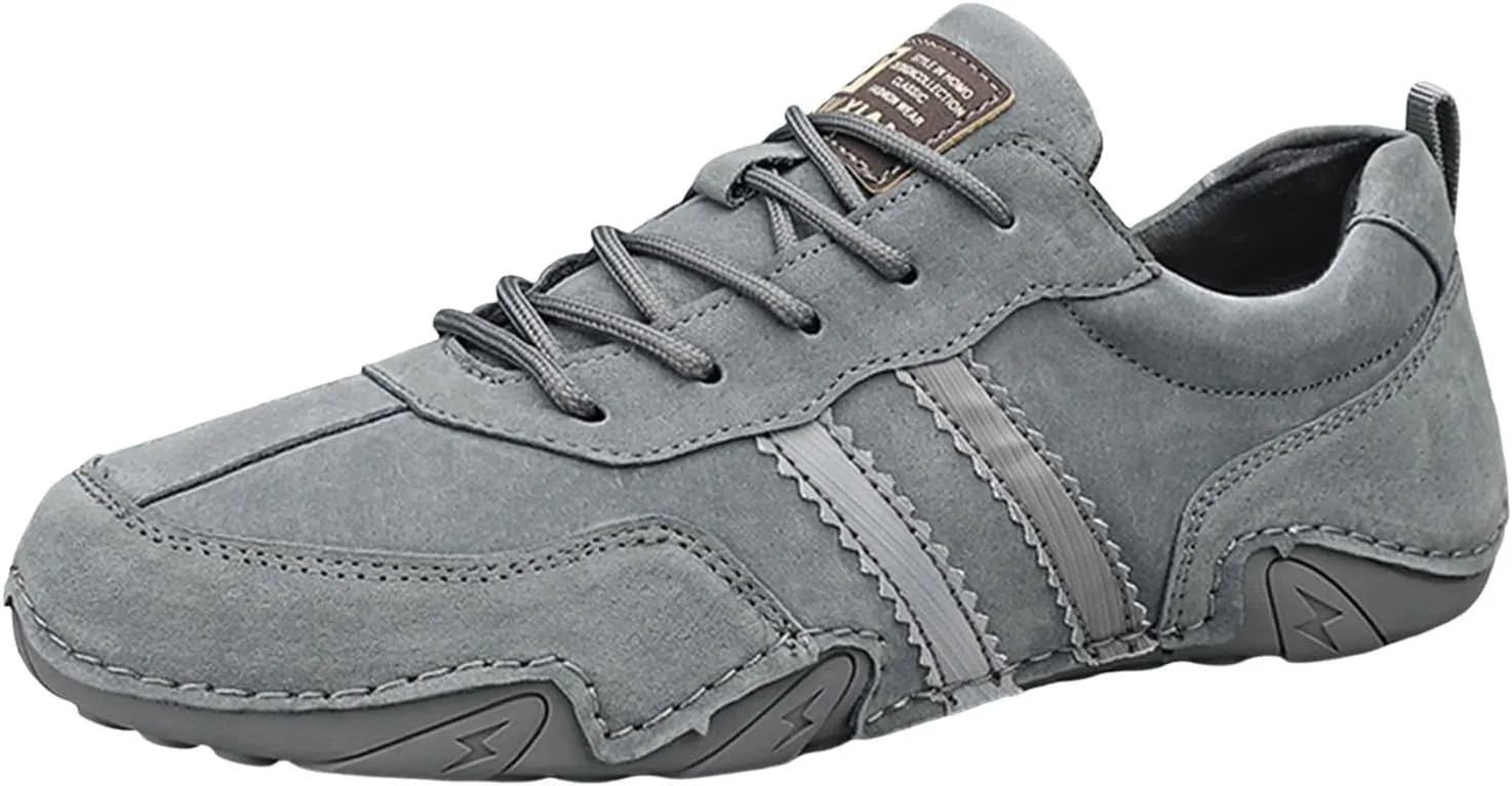Walking Shoes Tennis Comfortable New Spring and Men's Suede Korean Low Top Short Boots Shoe
