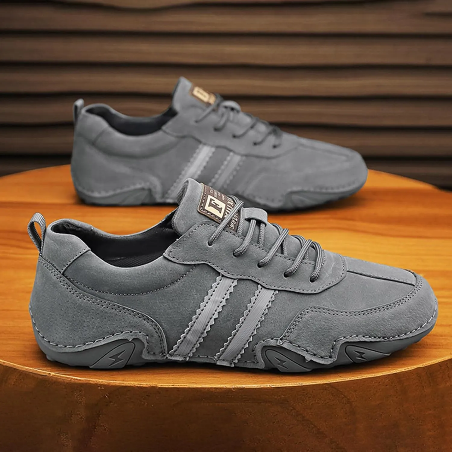 Walking Shoes Tennis Comfortable New Spring and Men's Suede Korean Low Top Short Boots Shoe