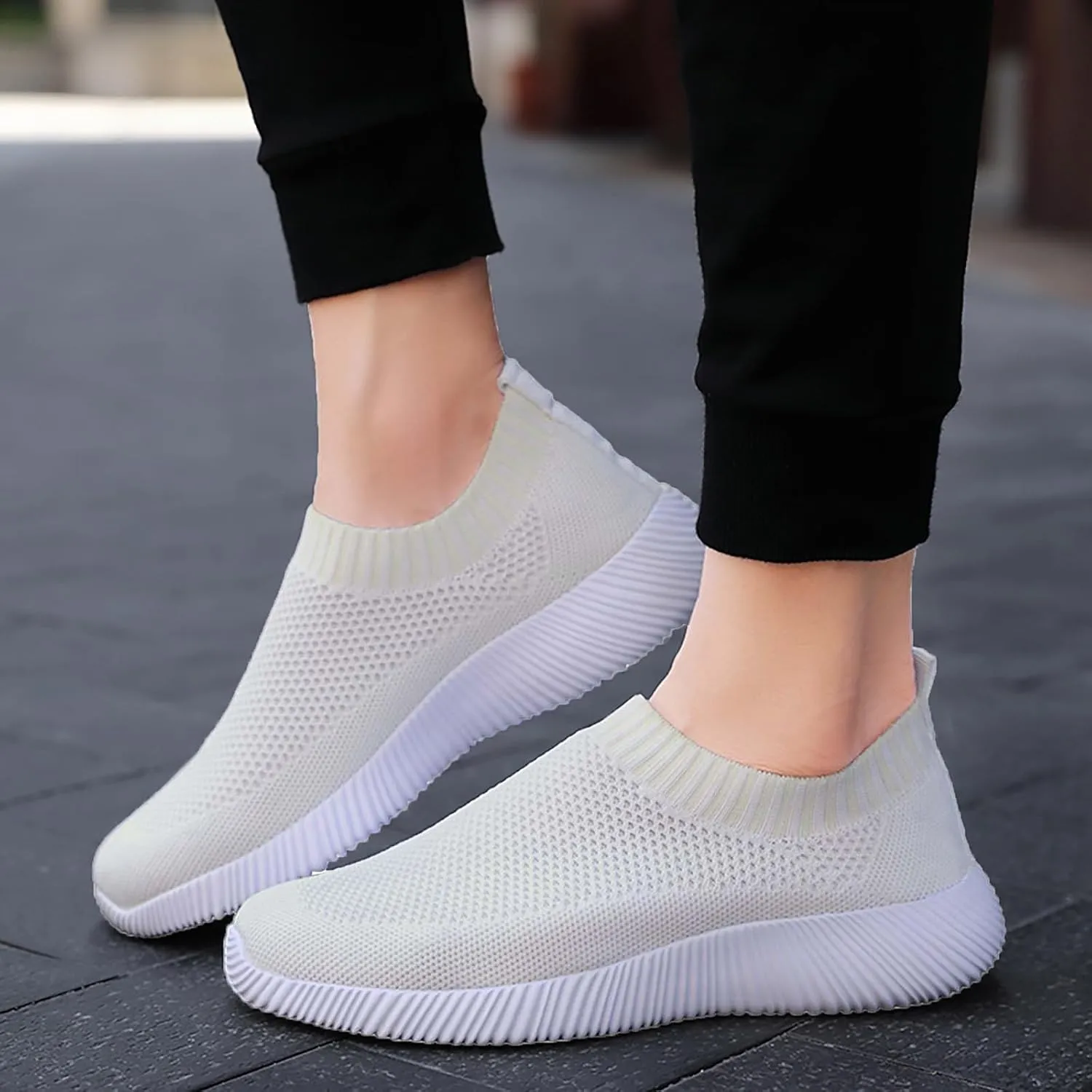 Womens Running Shoes Lightweight Breathable No Slip Sneakers Athletic Workout Casual Sports Walking Tennis Shoes