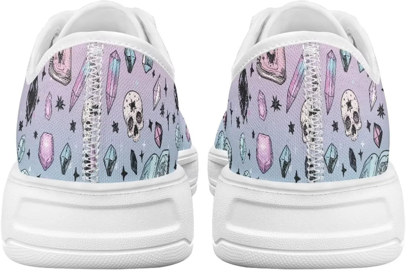 Womens Slip on Canvas Shoes Classic Arch Support Sneakers Loafers Shoes Casual Fashion Low-Top Slip Ons US 5.5-13.5