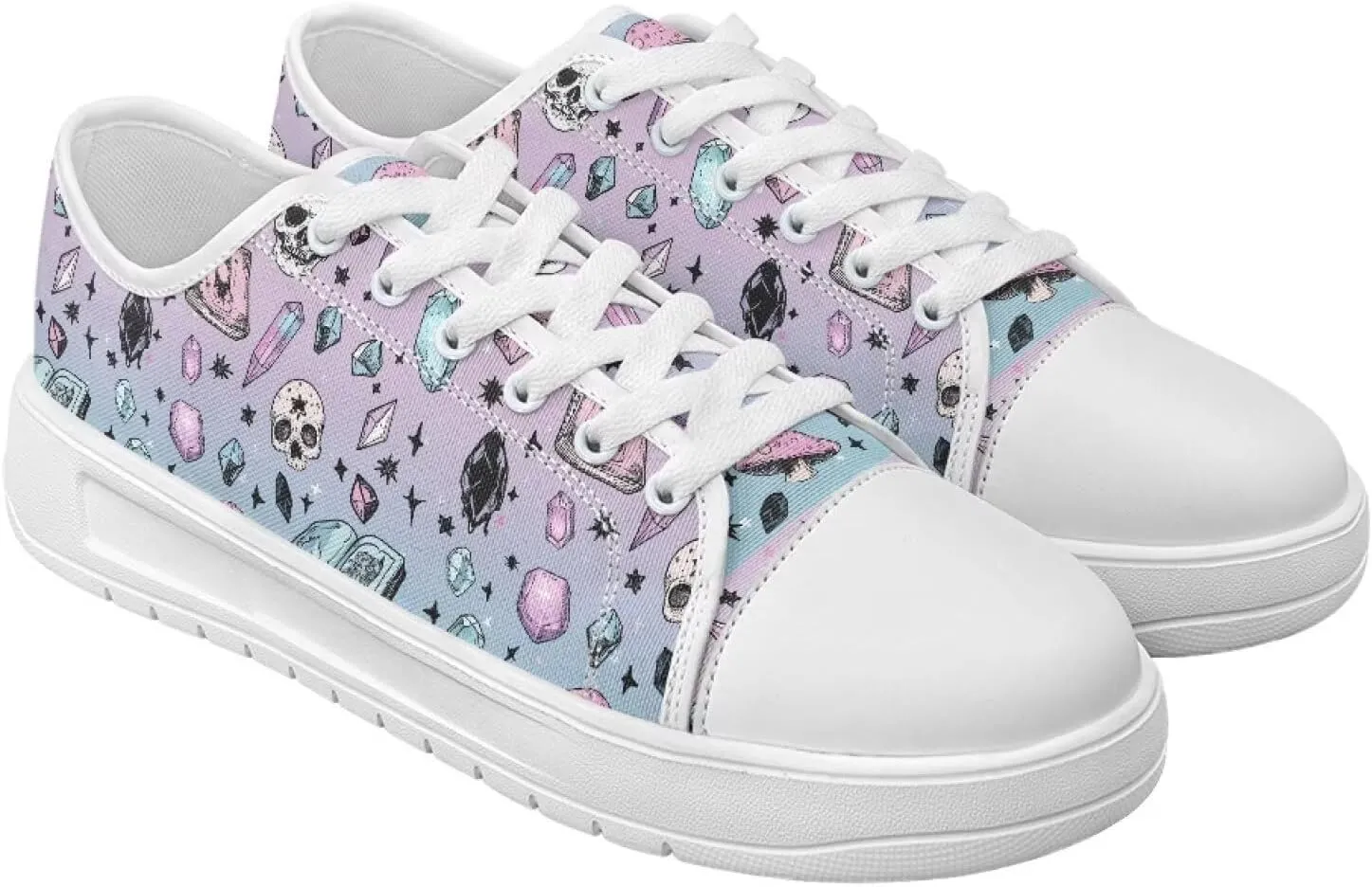 Womens Slip on Canvas Shoes Classic Arch Support Sneakers Loafers Shoes Casual Fashion Low-Top Slip Ons US 5.5-13.5