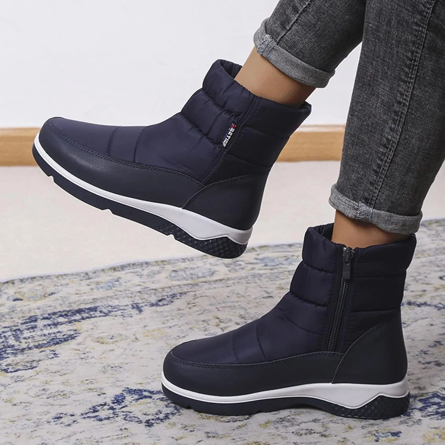 Womens Snow Boots Waterproof Insulated Fur Boots Insulated Insulated Boots Platform Trekking Trail Climbing Shoes Duck Boots