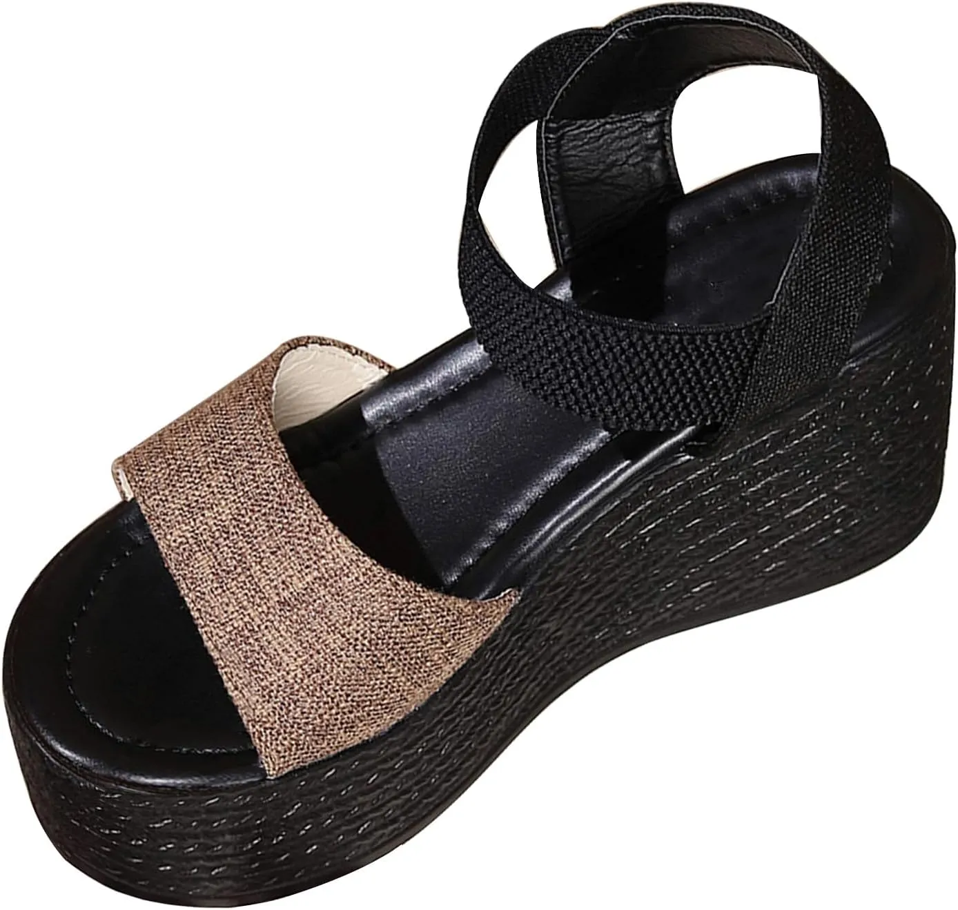 Women's Wedges Espadrilles Sandals Wedge Platform Slippers Heels Ankle Strap Dressy Summer Womens Orthopedic Sandals, Casual Summer Arch Support Walking Shoes