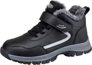 Women's Winter Ankle Boots Plus Velvet Warm Snow Boots Water Proof Insulated Boots Fashion Toddler Snow Boots Size 8